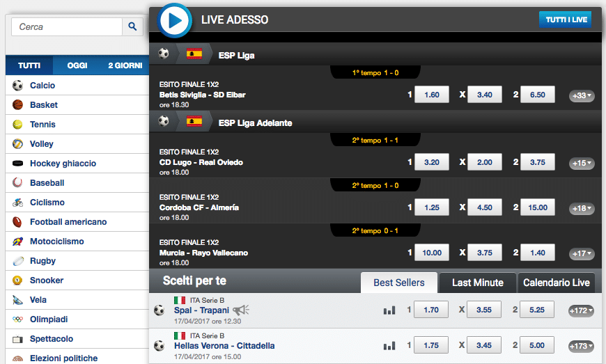 Sisal Matchpoint scommesse